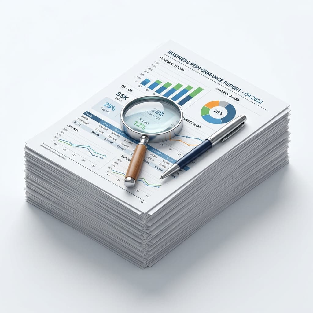 Personalized Report Center Illustration