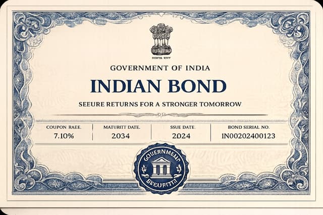 Government of India Indian Bond Certificate